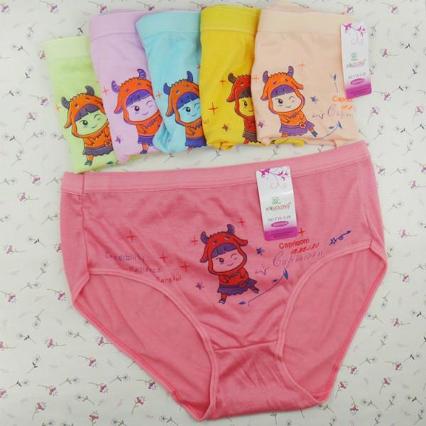 供應(yīng)外貿(mào)庫存女士大碼媽咪褲 女士時(shí)尚印花內(nèi)褲 外貿(mào)中腰女式內(nèi)褲批發(fā)