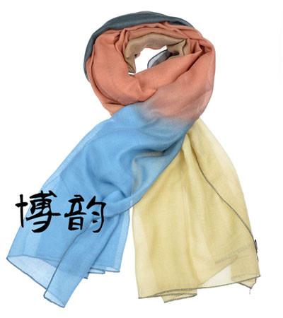 供應(yīng)*漸變色外貿(mào)圍巾