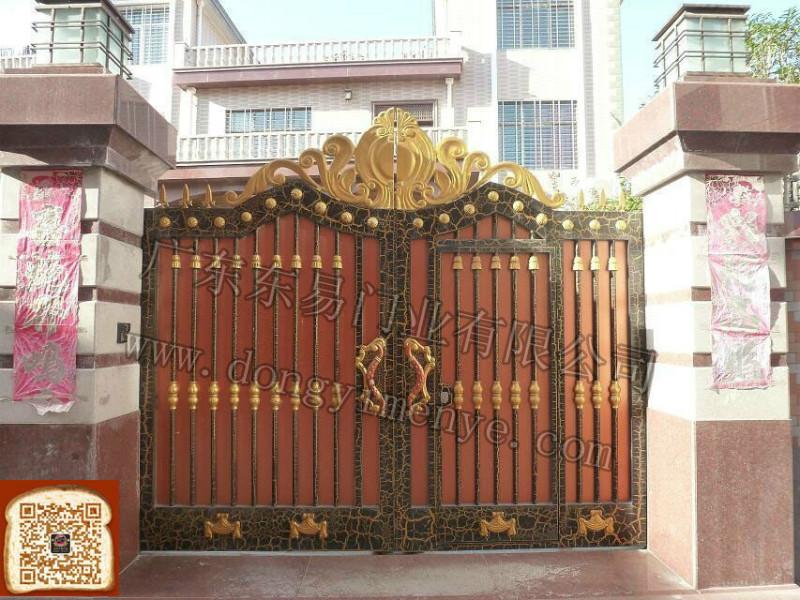 供應(yīng)豪華鑄鋁門鑄鋁工藝門別墅庭院門