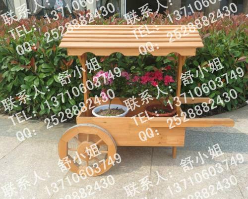 戶外防腐木花車 廣州廣場實(shí)木花車 木質(zhì)花車，景觀花車