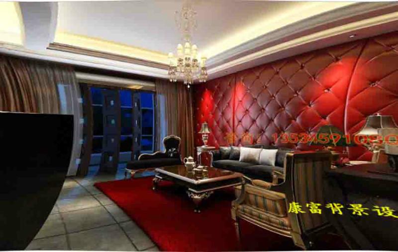 背景墻軟包訂做圖片