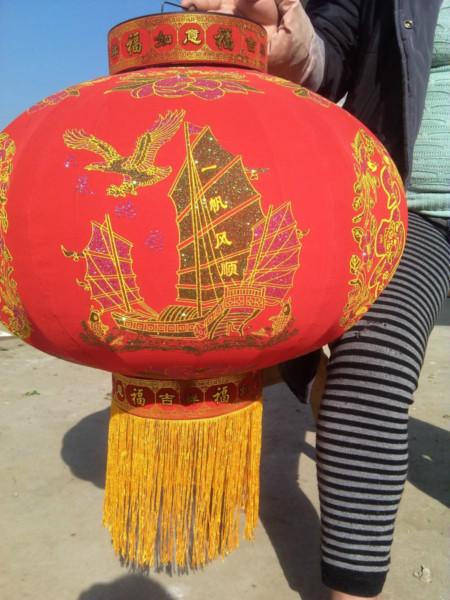 供應(yīng)植絨一帆風(fēng)順燈籠
