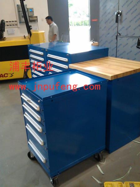 供應(yīng)東營車間工具柜，濟南移動工具車,