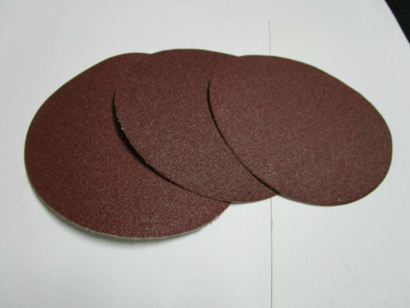 供應(yīng)125MMJB-5圓盤砂拉絨片，JB-5植絨砂布， 拉絨片 ，背絨砂紙 ，實木 ，鋁合金拋光片圓盤砂紙 5寸
