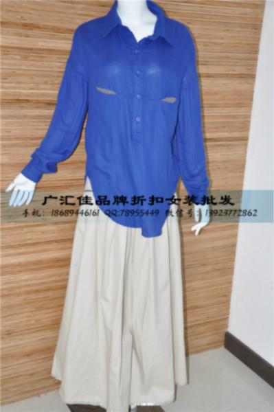 吴越人家春夏款连衣裙服装品牌尾货图片