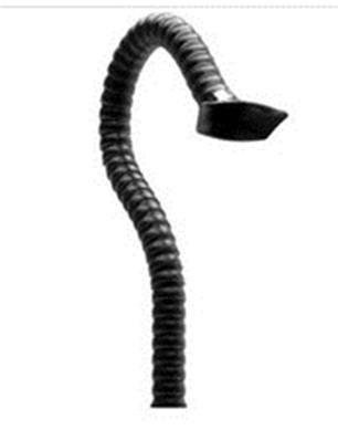 供應(yīng)煙霧凈化器萬向定位白色竹節(jié)管_