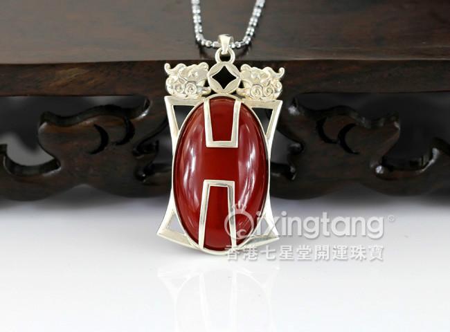 供應(yīng)吊墜項鏈白銀天祿貔貅*招財送禮