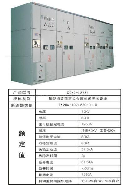 供應(yīng)XGN2-12（z）箱型固定式開關(guān)柜