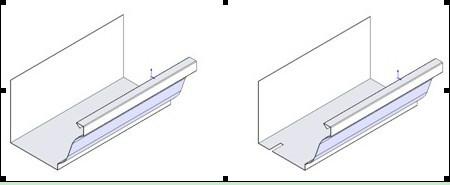 供应PVC雨水槽PVC天沟、天沟卡接器，90°天沟阳角