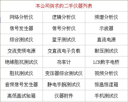 信号发生器二手信号发生器回收安捷伦信号发生器回收