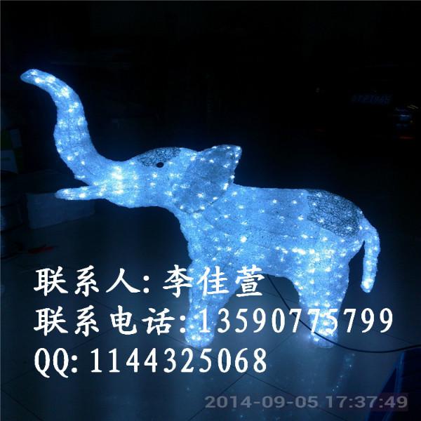 供应大象LED滴胶造型灯 LED路灯杆造型灯 园林LED过街灯