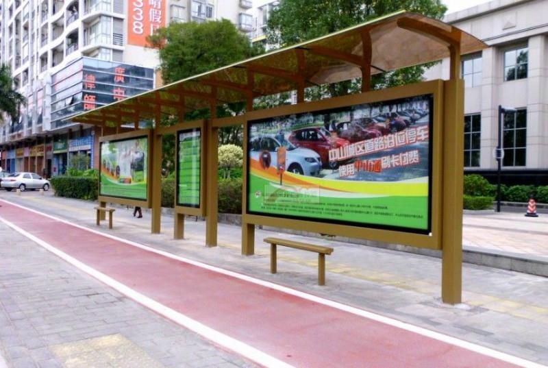供應(yīng)公交候車亭公交站臺燈箱
