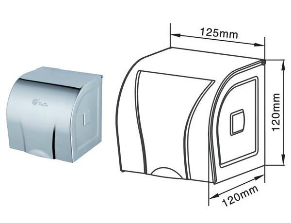 嵌入式防水纸巾架 304不锈钢小卷纸巾盒批发嵌入式