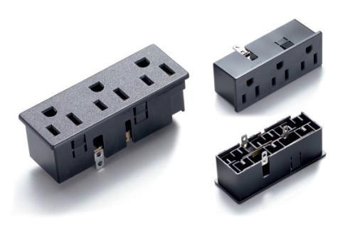 美式三位插座圖片