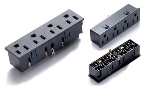 供應(yīng)美式四位插座