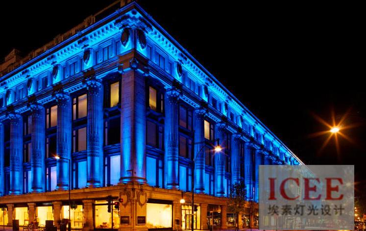 成都綜合體夜景照明設(shè)計(jì)圖片