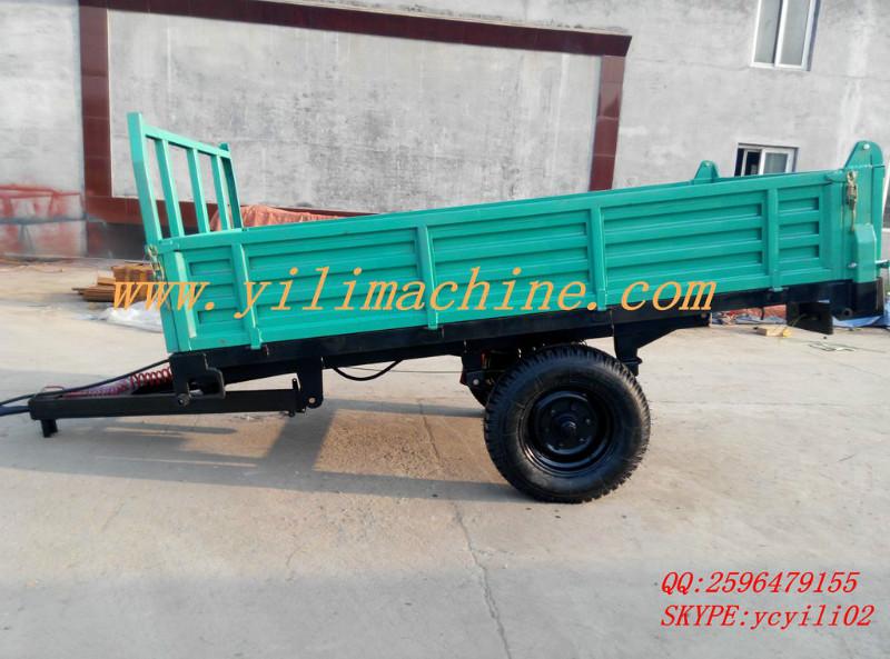 供應(yīng)拖車，3噸2輪自卸拖車，拖拉機(jī)帶的拖車