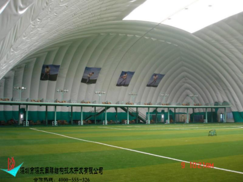 建筑膜工程充氣膜結構籃球場圖片