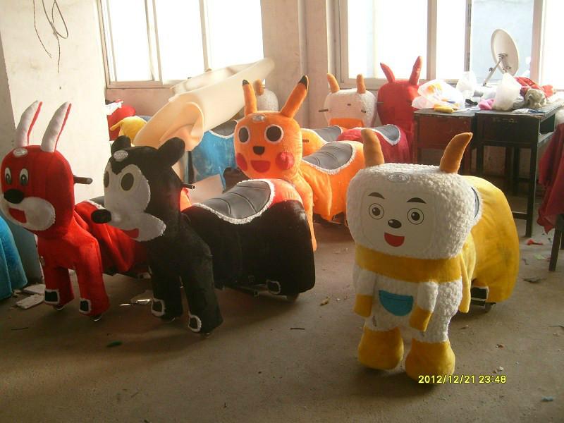 供應(yīng)毛絨電動(dòng)車(chē)，兒童玩具車(chē)廠家，母子毛絨電動(dòng)車(chē)