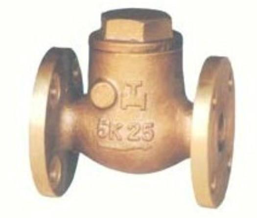 船用日標(biāo)鑄鐵5K10K擺式止回閥圖片