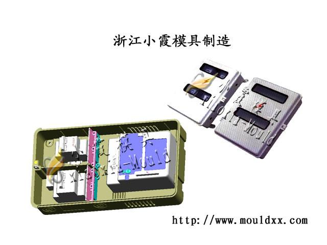 供应中国模具1表位电表箱塑胶模具