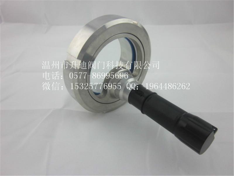 供應(yīng)衛(wèi)生級(jí)不銹鋼帶燈視鏡不銹鋼電筒視鏡管道視鏡燈不銹鋼活接觀察器