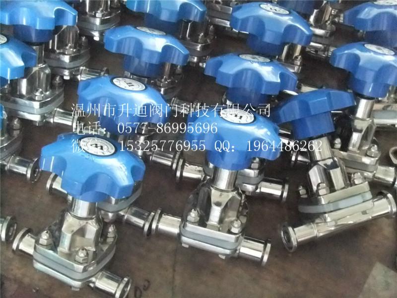 供應(yīng)衛(wèi)生級(jí)不銹鋼手動(dòng)焊接隔膜閥衛(wèi)生級(jí)焊接隔膜閥不銹鋼直通隔膜閥