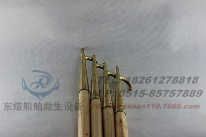 救生艇桿鉤船鉤救生筏抓鉤銅艇鉤圖片