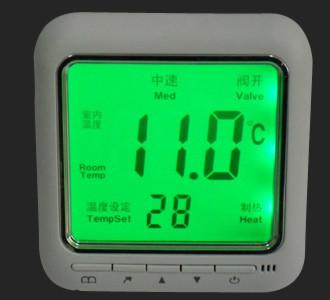 批發(fā)廠家直銷YK818空調(diào)液晶溫控器圖片