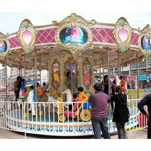 供應(yīng)廠家直銷：時尚豪華轉(zhuǎn)馬簡易轉(zhuǎn)馬*錢的游樂設(shè)備
