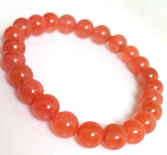 供應(yīng)*福源水晶南紅手鏈?zhǔn)磷蛹t瑪瑙手鏈