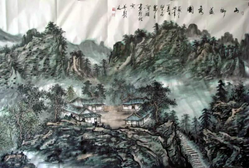 供应陕西田园画名作－殷河湘作品图片