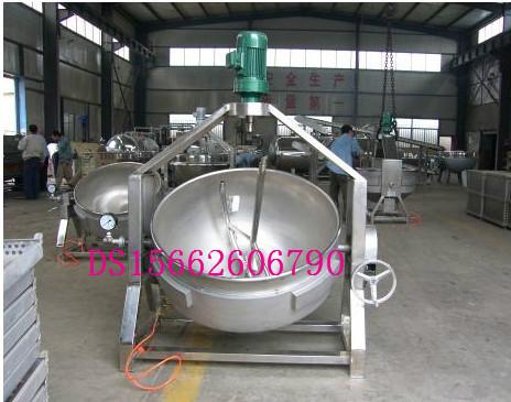 鼎盛可傾電加熱導(dǎo)熱油攪拌夾層鍋圖片