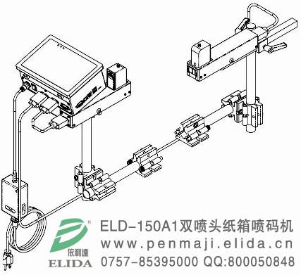 供应双喷头纸箱喷码机/墨匣式喷印机