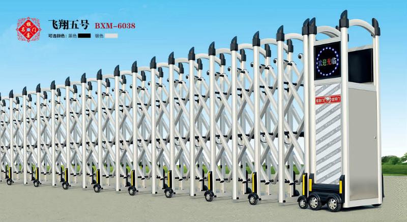 供应台江县电动门报价，黎平县定做伸缩门，榕江县道闸厂家图片