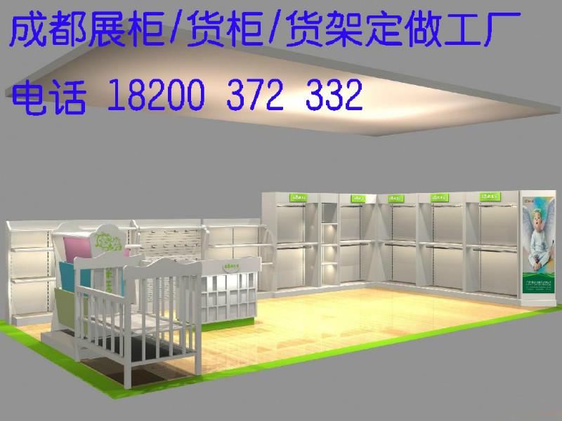 供應(yīng)巴中童裝展柜廠制作童裝店貨柜貨架