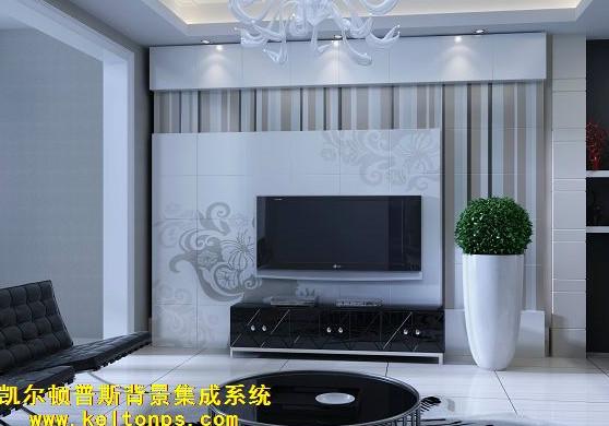 上?？蛷d電視背景墻圖片