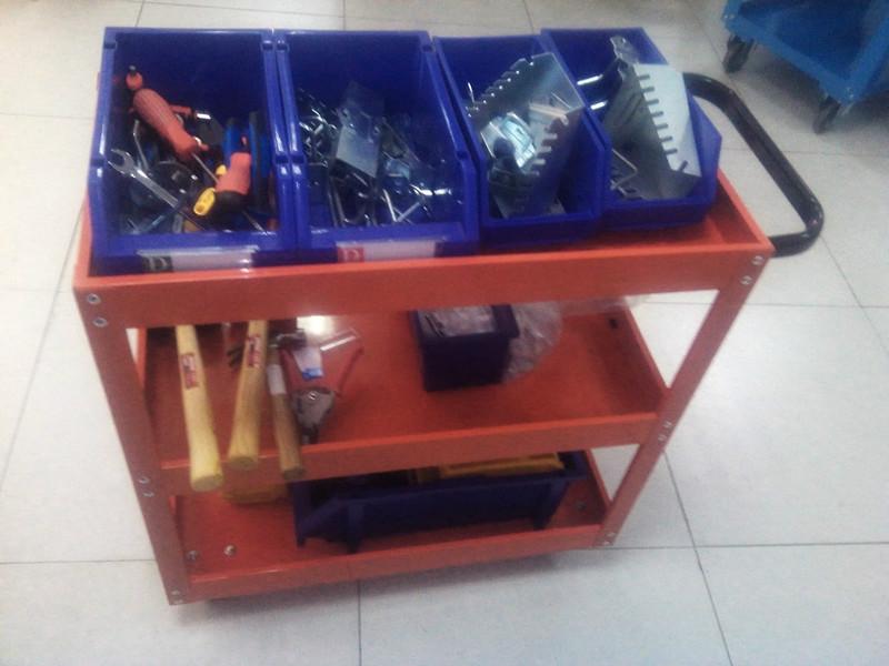 供應移動工具車車間零件工具車